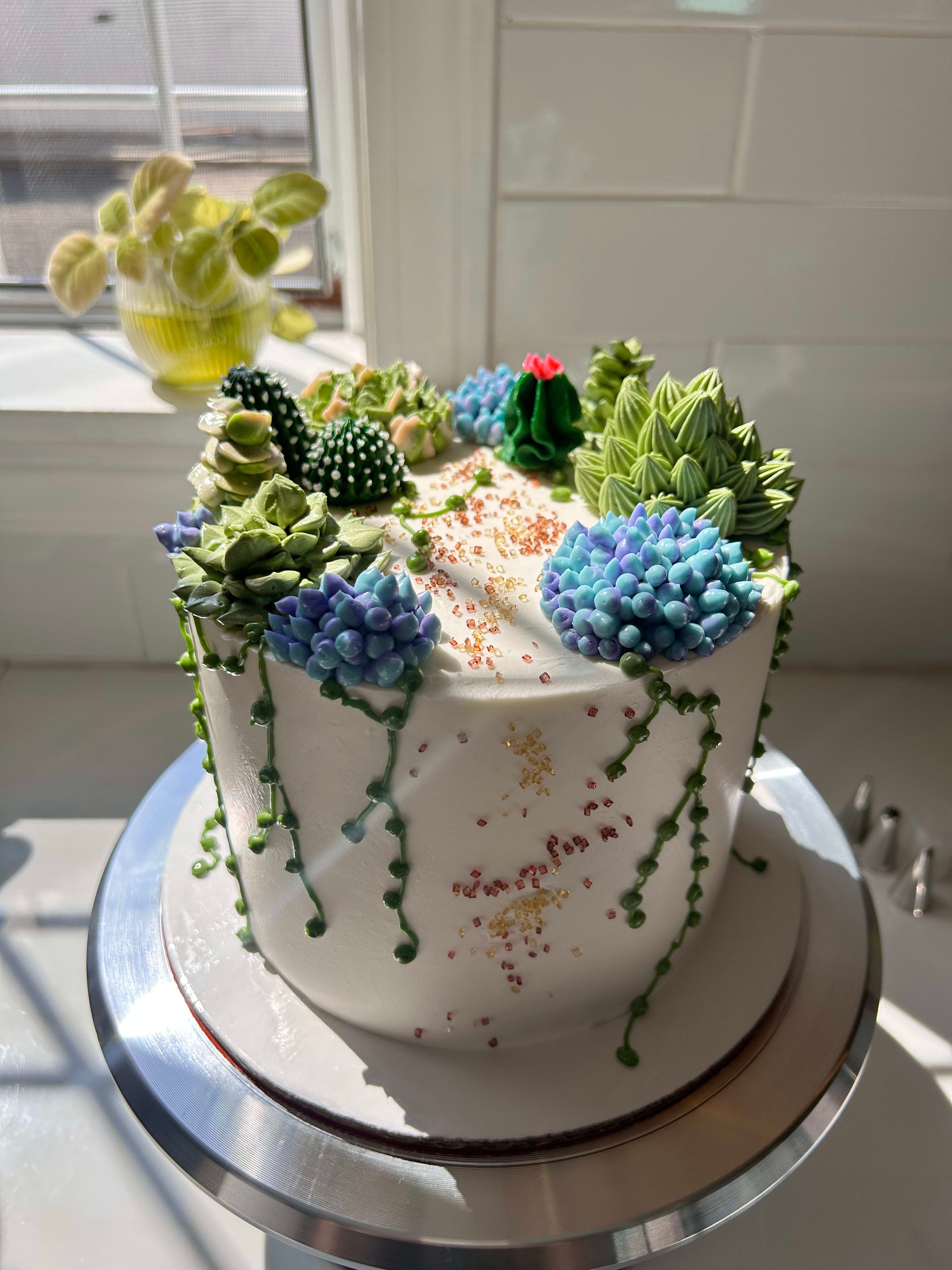 Pastel Suculentas 